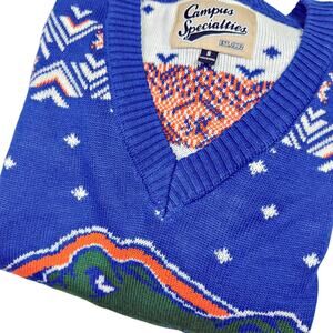 Campus Specialties SM UF Florida Gators V Neck Sweater Game Day College Fan
